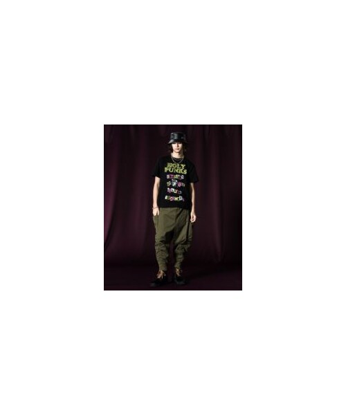 GB0124/P12 : Additional Pocket Sarrouel Pants / アディショナルポケットサルエルパンツ