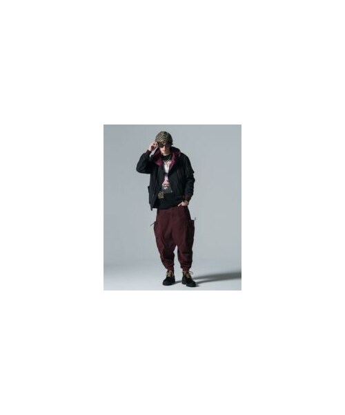 GB0124/P12 : Additional Pocket Sarrouel Pants / アディショナルポケットサルエルパンツ