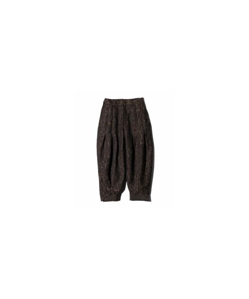 GB0124/P05 : Jacquard Balloon Pants / ジャガードバルーンパンツ