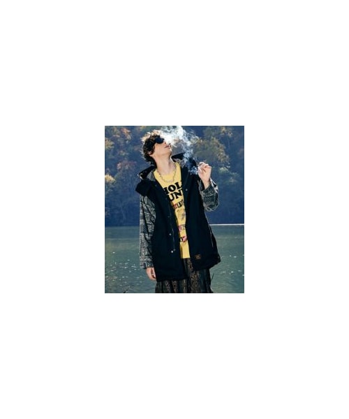 希少 glamb ペイズリー柄 モッズコート L M51 グラム 総柄 美品 予約商品】glamb (グラム) Paisley Switched Mods Coat / ペイズリー