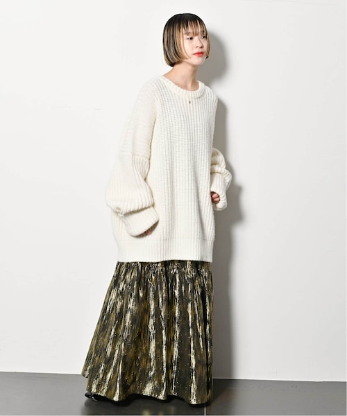 サ　CITY SHOP GOLD LAME DRESS ワンピース CITYSHOP（シティーショップ）の「《予約》GOLD LAME DRESS