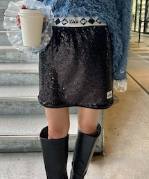 CIAOPANIC TYPY | 【HELLO.SANFRANCISCO】スパンコール2WAYミニスカート(スカート)