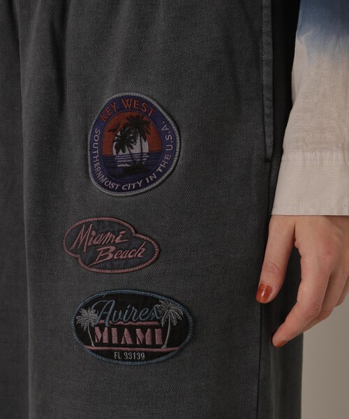 AVIREX（アヴィレックス）の「【先行予約 12月中旬-12月下旬入荷予定】FADE WASH WAPPEN SKIRT/フェイドウォッシュ ワッペンスカート（スカート・ブラック/ブルー/サンド・F）」の14枚目の写真