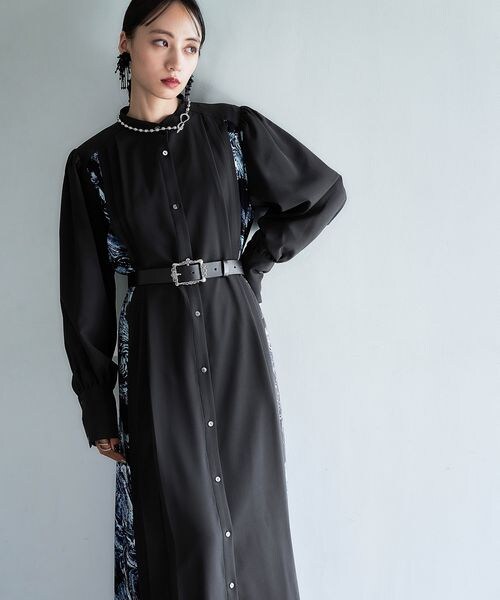 HARE ニュアンスガラキリカエワンピース HARE（ハレ）の「ニュアンスガラキリカエワンピース（）」 - WEAR