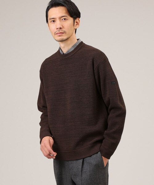 TAKEO KIKUCHI（タケオキクチ）の「ウールブレンド 徳島ニット