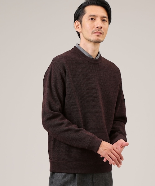 TAKEO KIKUCHI（タケオキクチ）の「ウールブレンド 徳島ニット 