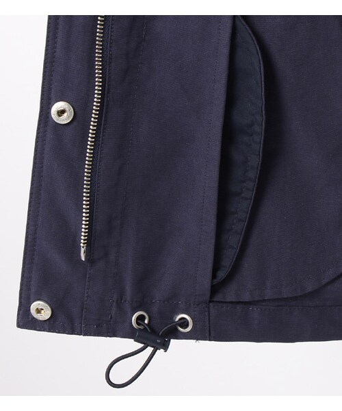 mysty woman（ミスティウーマン）の「フード付き比翼ジップアップブルゾン（ジャケット/アウター・レディース・グレー/ピンク/ライトグリーン/ネイビー・M）」の11枚目の写真