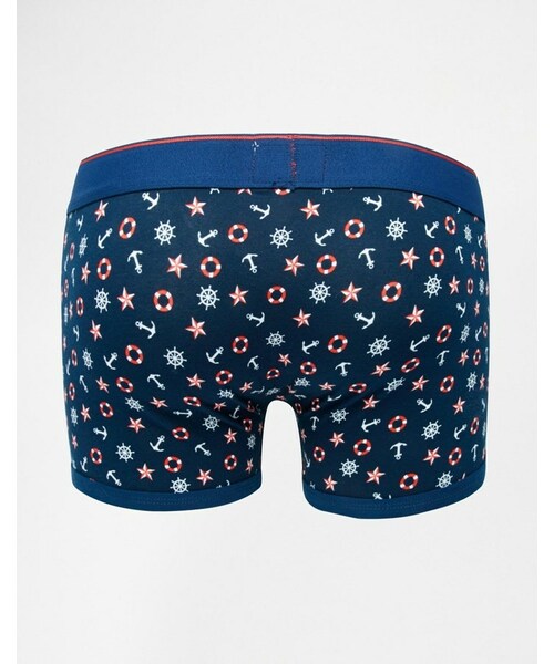 Pringle（プリングル）の「Pringle Trunks In 3 Pack（ボクサーパンツ・メンズ・bluered・M-Waist 32-34"/L-Waist 36-38"/S-Waist 28-30"/XL-Waist 40-42"）」の3枚目の写真