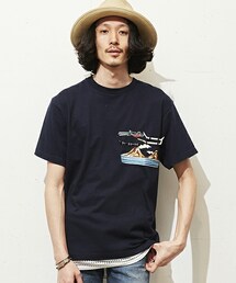 TOGA VIRILIS | TOGA VIRILIS　embroidery TEE(Tシャツ/カットソー)