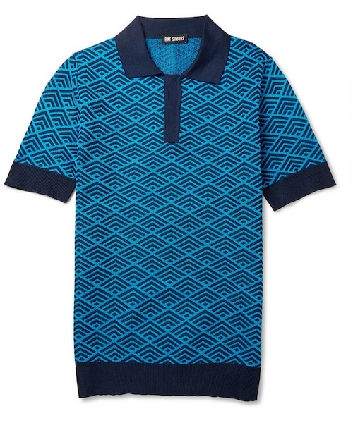 raf simons ニットポロシャツ RAF SIMONS（ラフシモンズ）の「Raf Simons Diamond Knitted