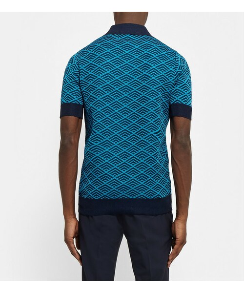 raf simons ニットポロシャツ RAF SIMONS（ラフシモンズ）の「Raf Simons Diamond Knitted