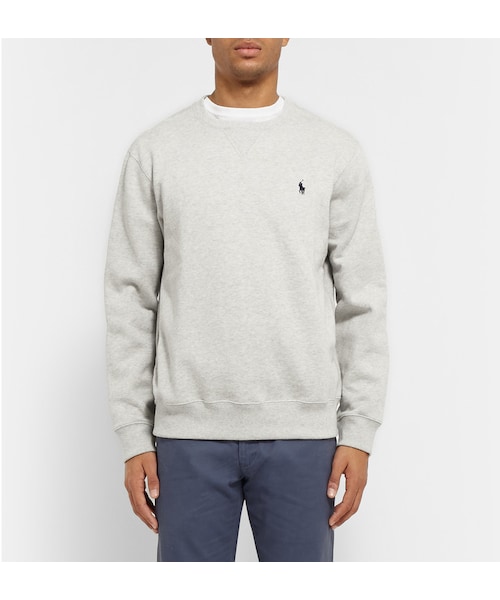 POLO RALPH LAUREN（ポロ ラルフ ローレン）の「Polo Ralph Lauren Cotton-Blend Jersey Sweatshirt（スウェット・メンズ・Gray・XXL/S/XL/L/M）」の2枚目の写真