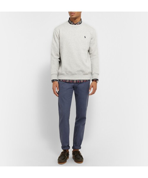 POLO RALPH LAUREN（ポロ ラルフ ローレン）の「Polo Ralph Lauren Cotton-Blend Jersey Sweatshirt（スウェット・メンズ・Gray・XXL/S/XL/L/M）」の3枚目の写真