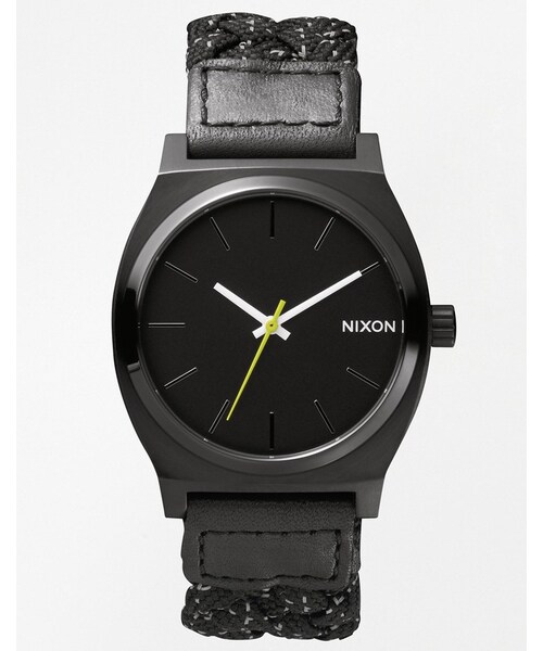 NIXON(ニクソン)の「Nixon Time Teller Flecked Woven Strap Watch(アナログ腕時計・メンズ・black・One Size)」の1枚目の写真