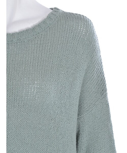 Ungrid（アングリッド）の「コットンリネンスリットニット（トップス・レディース・グリーン/ブルー/ベージュ）」の12枚目の写真