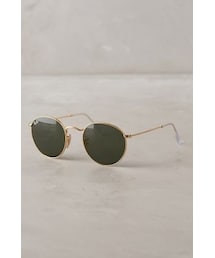 Ray-Ban | Ray-Ban Round Sunglasses Gold One Size Eyewear(サングラス)