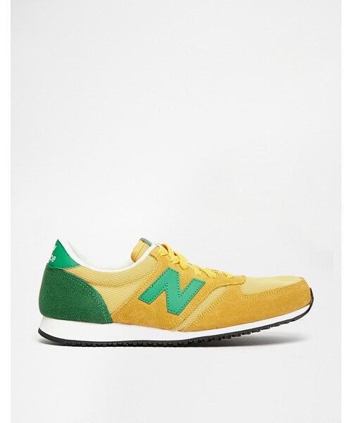 NEW BALANCE（ニューバランス）の「New Balance 420 Suede Trainers（スニーカー・メンズ・yellow・10.5-US 10.5/6.5-US 6.5/8.5-US 8.5/12-US 12.0/10-US 10.0/8-US 8.0/7.5-US 7.5/11.5-US 11.5）」の3枚目の写真