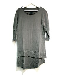 THOM KROM | THOM KROM / トムクロム Jersey Double-Layer T-shirt (Taupe) 札幌セレクトショップNOIR(Tシャツ/カットソー)