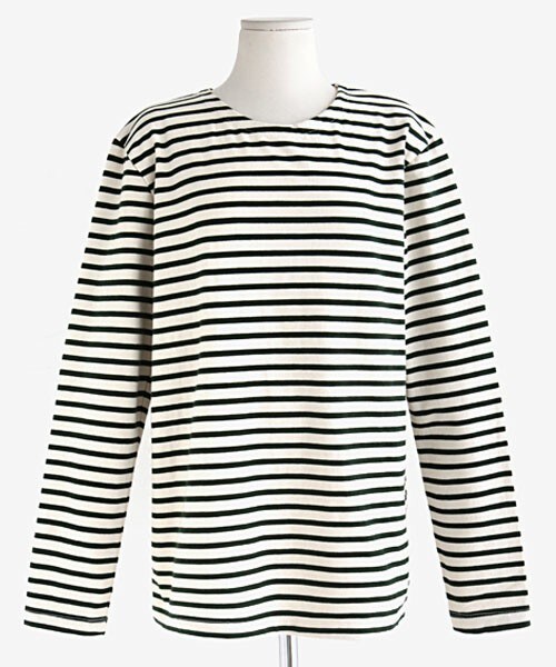 DHOLIC（ディーホリック）の「8colorボーダートップス（Tシャツ/カットソー・レディース・ブラック/アクアグリーン/グリーン/ダークグレー/ネイビー/レッド/ワイン・M/L）」の4枚目の写真