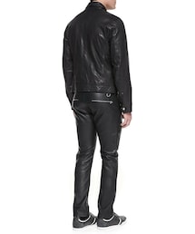 DIESEL（ディーゼル）の「Diesel Bunmi Sheepskin Leather Moto