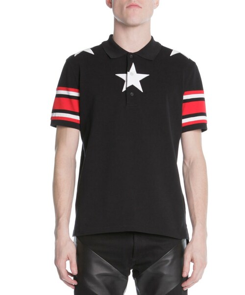 GIVENCHY（ジバンシイ）の「Givenchy Star Knit Polo, Black 