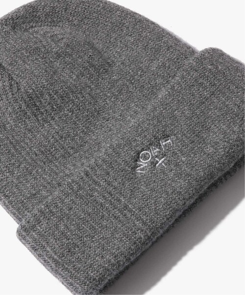 NOAH（ノア）の「Recycled Cashmere Beanie（帽子・ブラック/(001)/フリー/在庫あり）」の5枚目の写真