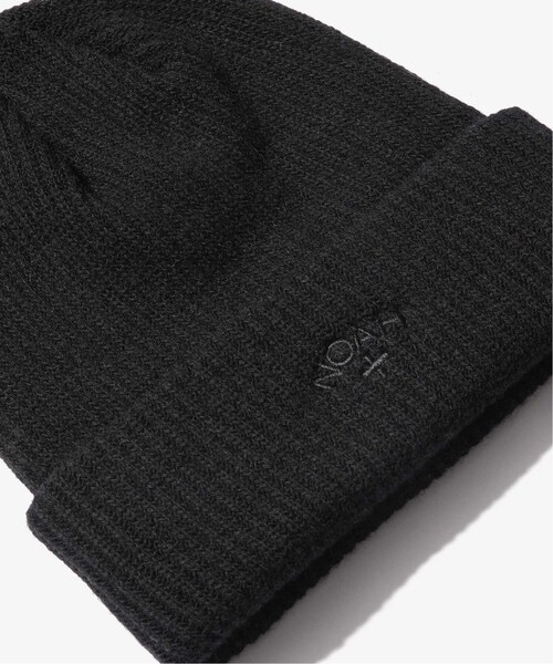 NOAH（ノア）の「Recycled Cashmere Beanie（帽子・ブラック/(001)/フリー/在庫あり）」の4枚目の写真