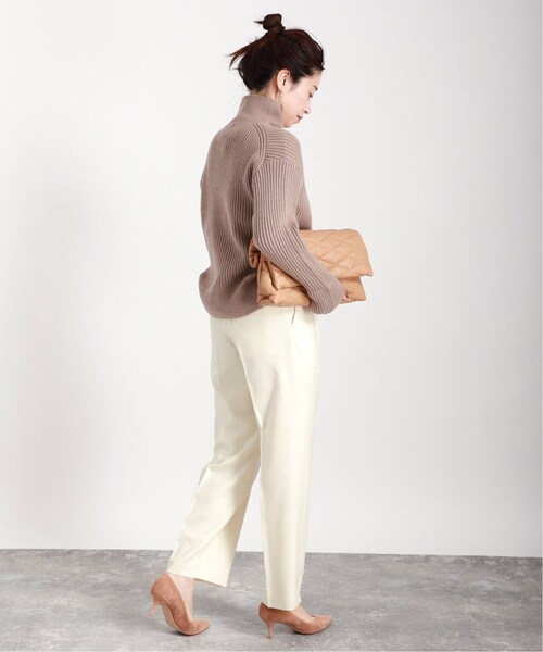 woolサキソニーセンタープレスパンツ VERMEIL par iena 38 VERMEIL par iena（ヴェルメイユパーイエナ）の「《予約》wool