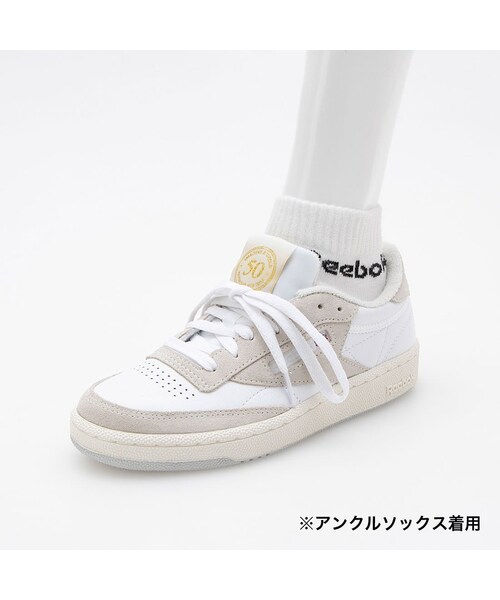 Reebok(リーボック)の「クラブシー 85 / CLUB C 85 (ホワイト)(シューズ・ホワイト・225 (22.5cm)/230 (23.0cm)/235 (23.5cm)/240 (24.0cm)/245 (24.5cm)/250 (25.0cm)/255 (25.5cm)/260 (26.0cm)/265 (26.5cm)/270 (27.0cm)/275 (27.5cm)/280 (28.0cm)/285 (28.5cm)/290 (29.0cm)/295 (29.5cm)/300 (30.0cm)/310 (31.0cm))」の13枚目の写真