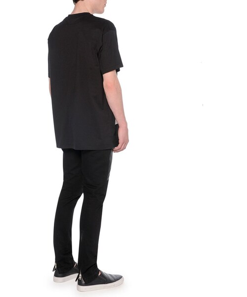 GIVENCHY（ジバンシイ）の「Givenchy Bull-Skull-Print Cuban Tee, Black（Tシャツ/カットソー・メンズ・BLACK・SMALL/X-LARGE/MEDIUM/X-SMALL/LARGE）」の2枚目の写真