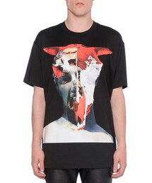 GIVENCHY | Givenchy Bull-Skull-Print Cuban Tee, Black(Tシャツ/カットソー)