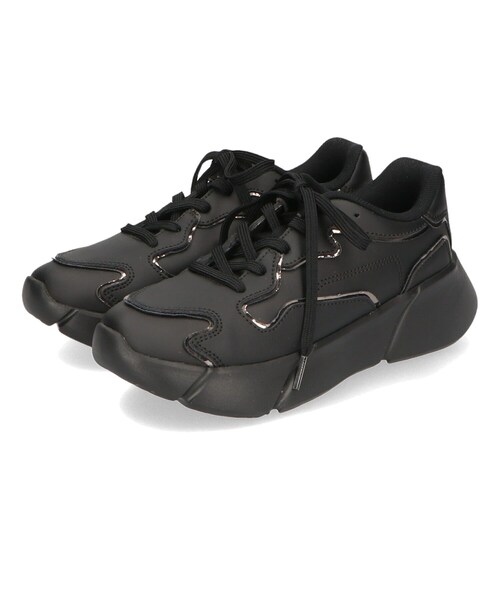 メタリックライン厚底スニーカー/OT3727