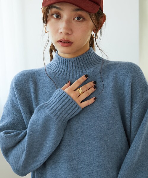 ニット セーター バックスリットニットプルオーバー MO33N03 レディース ORiental TRaffic ニット セーター バックスリットニットプル