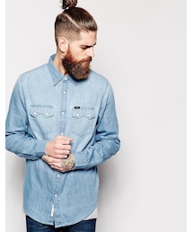 Lee | Lee Denim Shirt Rider Sky Blue Light Wash(シャツ/ブラウス)