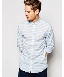 TOMMY HILFIGER | Tommy Hilfiger Shirt with Horizontal Stripe(シャツ/ブラウス)