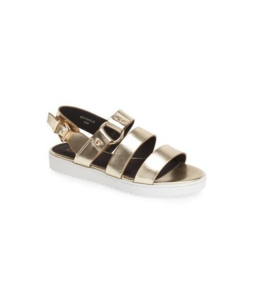 TOPSHOP（トップショップ）の「Topshop 'Humidity' Sandal (Women)（サンダル・レディース・Gold・7.5US / 38EU/5.5US / 36EU/10.5US / 41EU/9.5US / 40EU/8.5US / 39EU/6.5US / 37EU）」の5枚目の写真