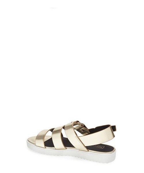TOPSHOP（トップショップ）の「Topshop 'Humidity' Sandal (Women)（サンダル・レディース・Gold・7.5US / 38EU/5.5US / 36EU/10.5US / 41EU/9.5US / 40EU/8.5US / 39EU/6.5US / 37EU）」の3枚目の写真