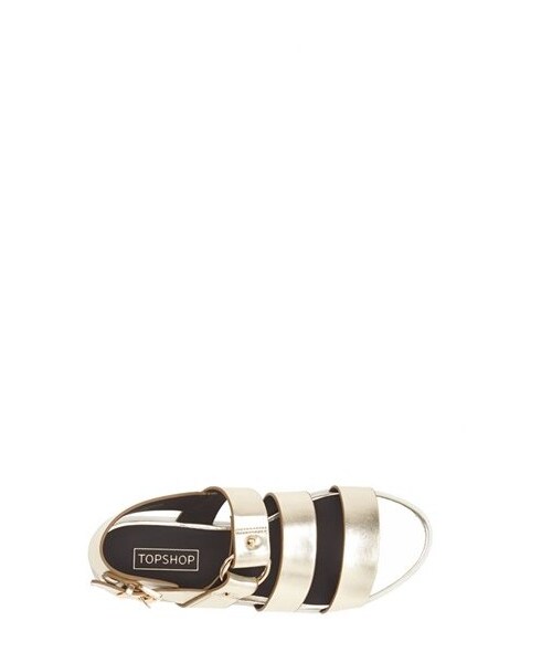 TOPSHOP（トップショップ）の「Topshop 'Humidity' Sandal (Women)（サンダル・レディース・Gold・7.5US / 38EU/5.5US / 36EU/10.5US / 41EU/9.5US / 40EU/8.5US / 39EU/6.5US / 37EU）」の4枚目の写真
