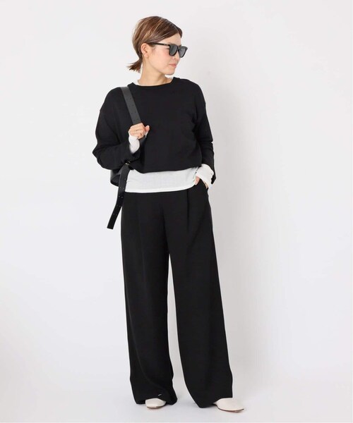 Deuxieme Classe クロップド ロングスリーブ Tシャツ Deuxieme Classe（ドゥーズィエムクラス）の「追加 クロップド ロング