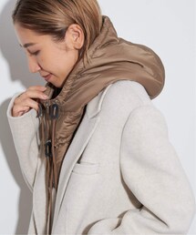 plage（プラージュ）の「TAFFETA PADDED フーディ（ファッション雑貨）」