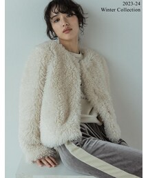 Re:EDIT（リエディ）の「チベットライクフェイクファージャケット（その他・レディース）」