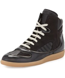 Maison Margiela | Maison Martin Margiela Mixed-Leather High-Top Sneaker(スニーカー)