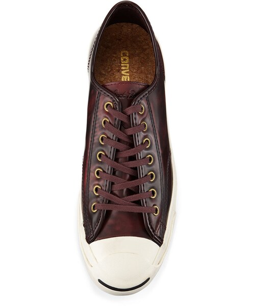 CONVERSE（コンバース）の「Converse Jack Purcell Marbled Leather Sneakers, Red（スニーカー・メンズ・RED・12.0D/8.0D/11.0D/9.0D/7.0D/9.5D/7.5D/10.0D/8.5D）」の2枚目の写真