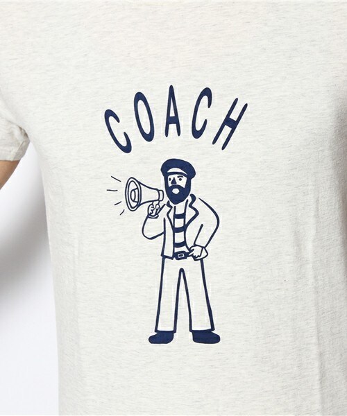 FREDY&GLOSTER（フレディアンドグロスター）の「COACH プリントTシャツ（Tシャツ/カットソー・メンズ・アイボリー・SMALL/MEDIUM/LARGE）」の7枚目の写真