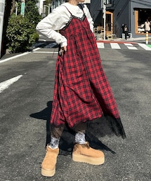 w closet | 【Alley】ランジェリー風キャミワンピース(ワンピース/ドレス)