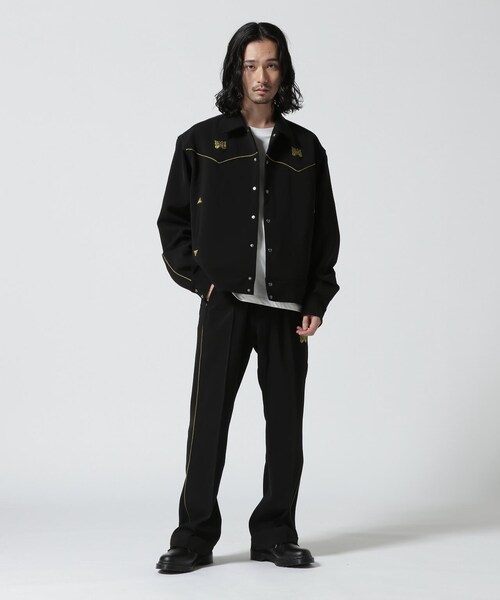 Needles PIPING COWBOY JACKET ブラック　Mサイズ Needles - Piping Cowboy Jacket - Black - Poly Double Cloth