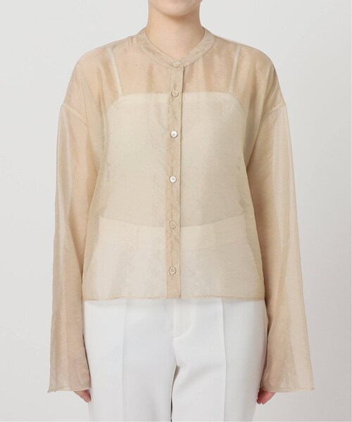 Noble（ノーブル）の「シアーオーガンジークロップドシャツ（）」 - WEAR