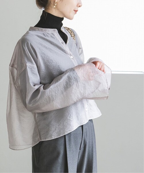 Noble（ノーブル）の「シアーオーガンジークロップドシャツ（）」 - WEAR