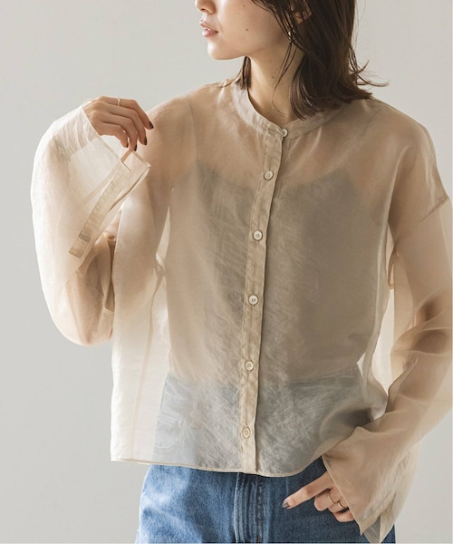 Noble（ノーブル）の「シアーオーガンジークロップドシャツ（）」 - WEAR