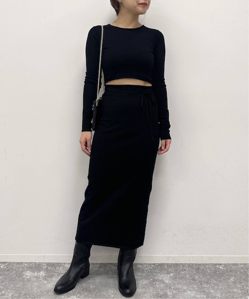 美品☆スピック＆スパン カシミヤ 柔らか バックスリット ニット